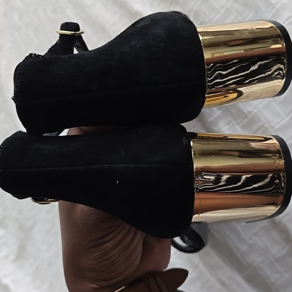 Steve Madden Irenee-G Black Women's Strap Block Heel Sandals Summer Shoes Casual - Picture 4 of 11